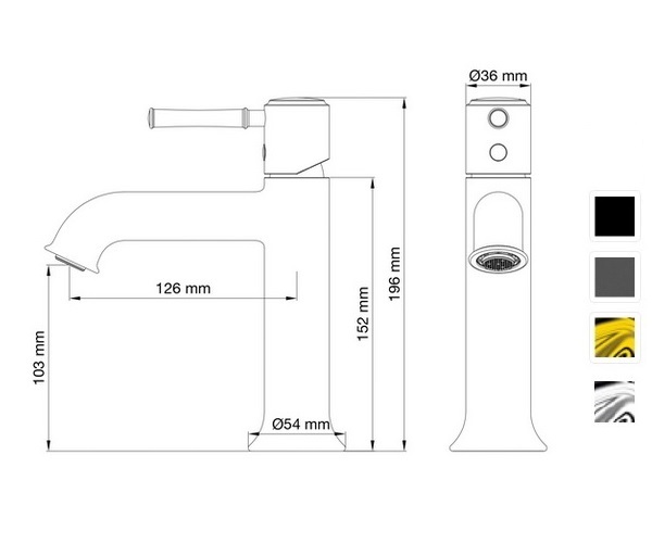 смеситель для раковины WONZON & WOGHAND TOR